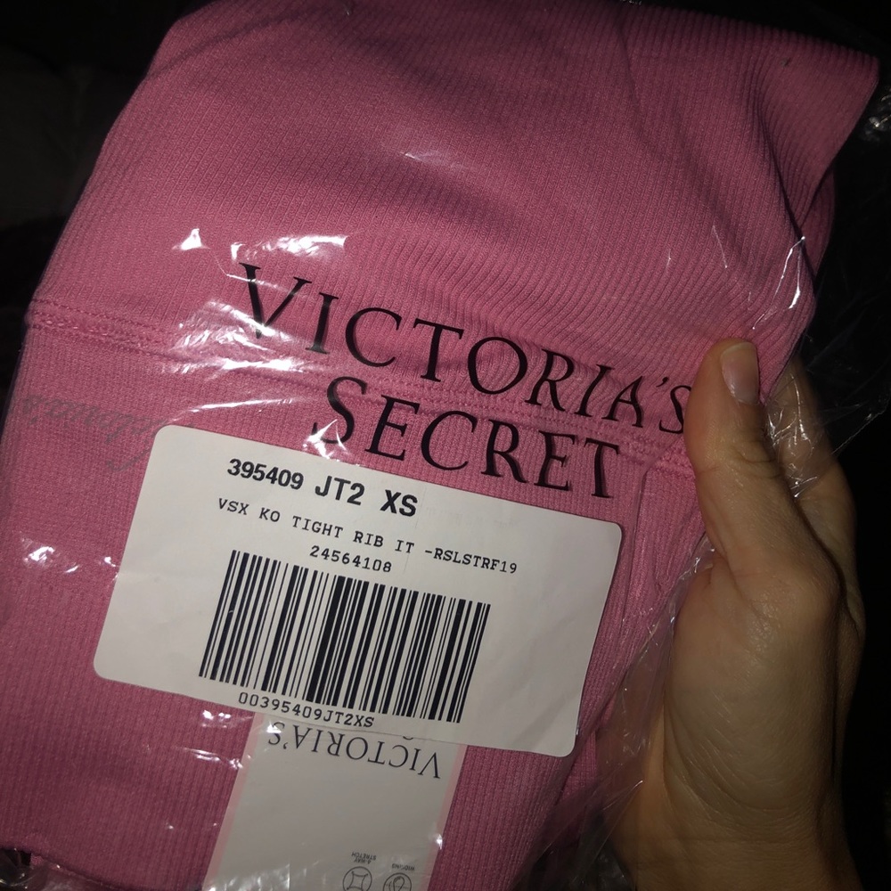 New VS ribbed 7/8 leggings